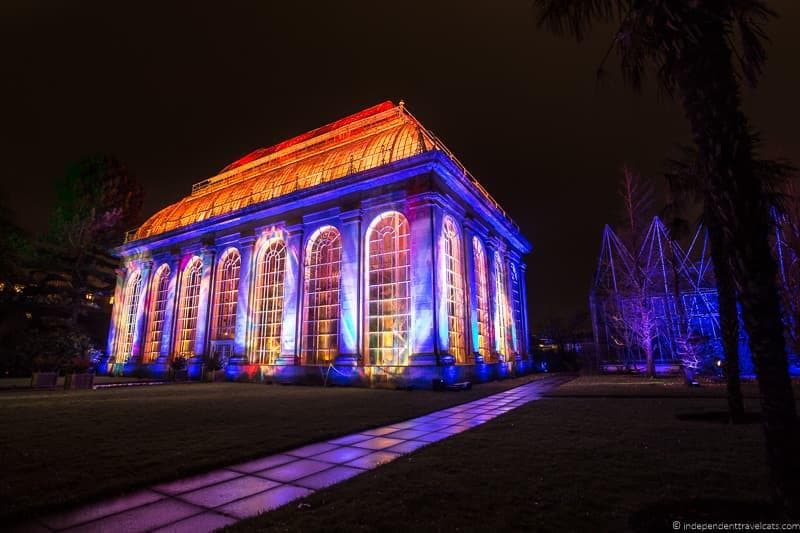 Royal Botanic Garden Edinburgh Christmas in Edinburgh Scotland December