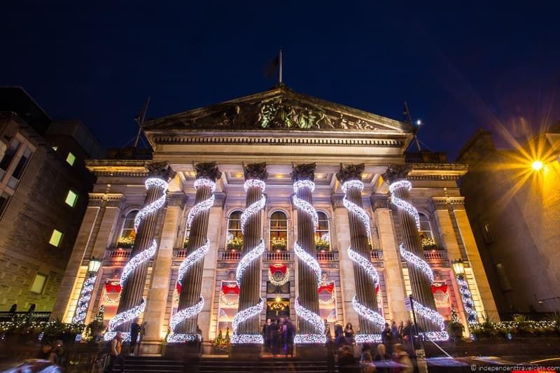 The Dome Christmas in Edinburgh Scotland December