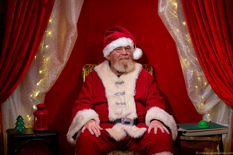 Santa Claus Christmas in Edinburgh December