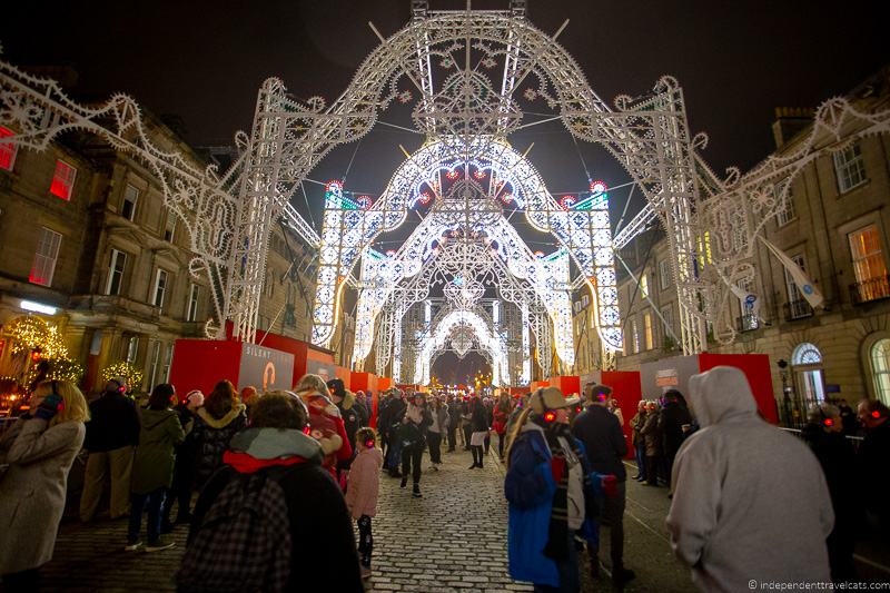 Silent Light Christmas Edinburgh Scotland