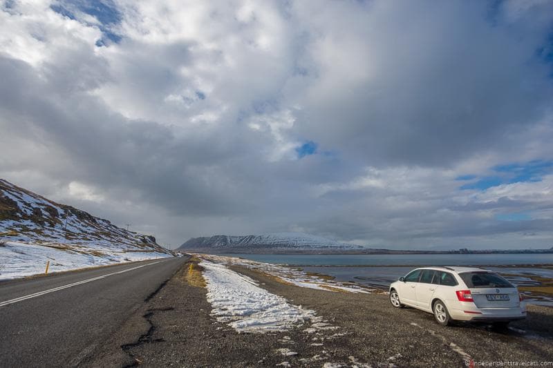 driving in Iceland in winter advice during winter months