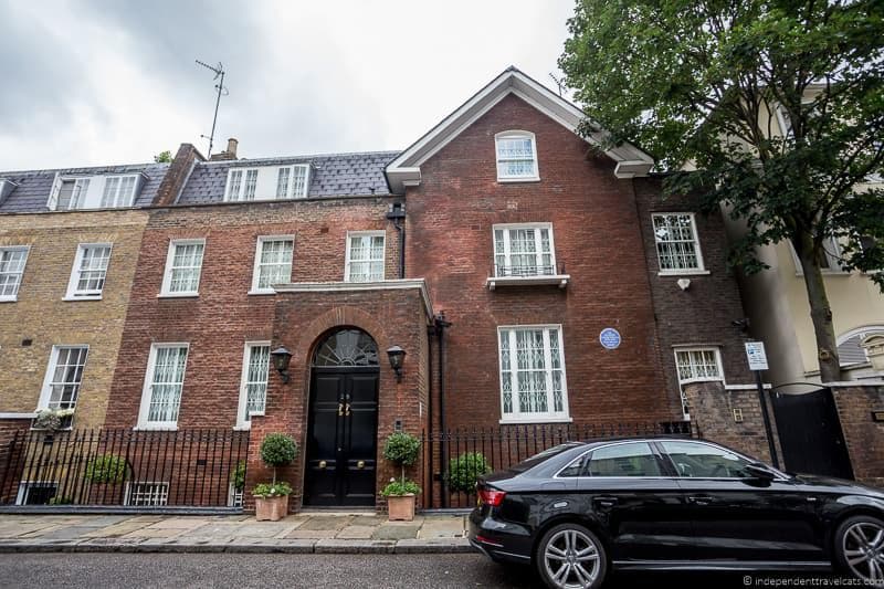 former home Winston Churchill in London sites attractions England UK