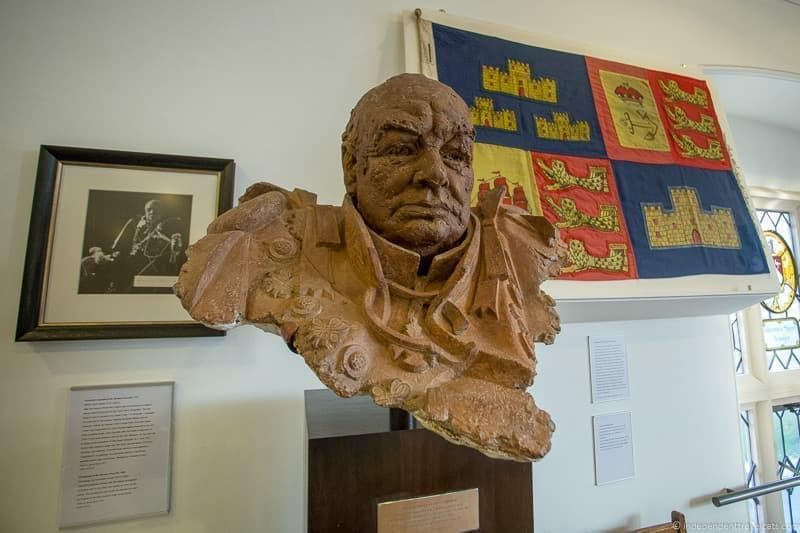 Harrow bust Winston Churchill in London sites attractions England UK