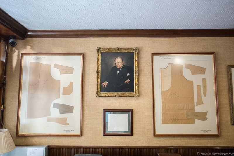 Turnbull & Asser Winston Churchill in London sites attractions England UK