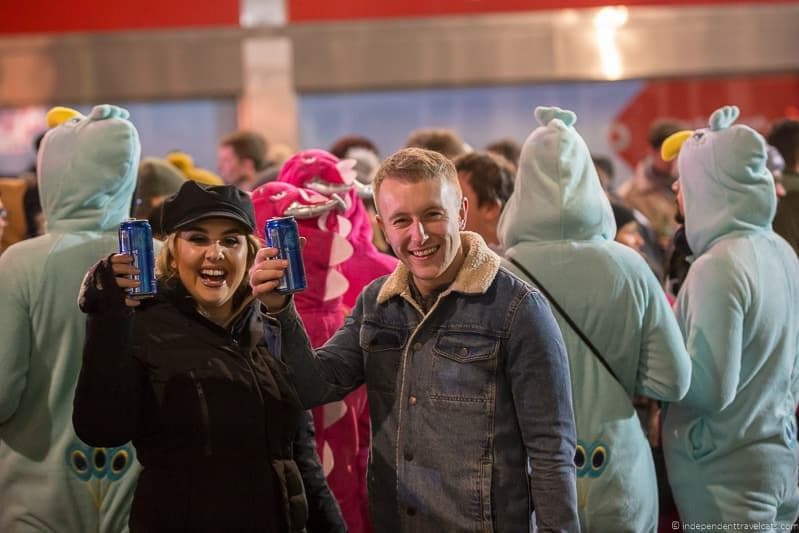 Street Party Hogmanay in Edinburgh Scotland