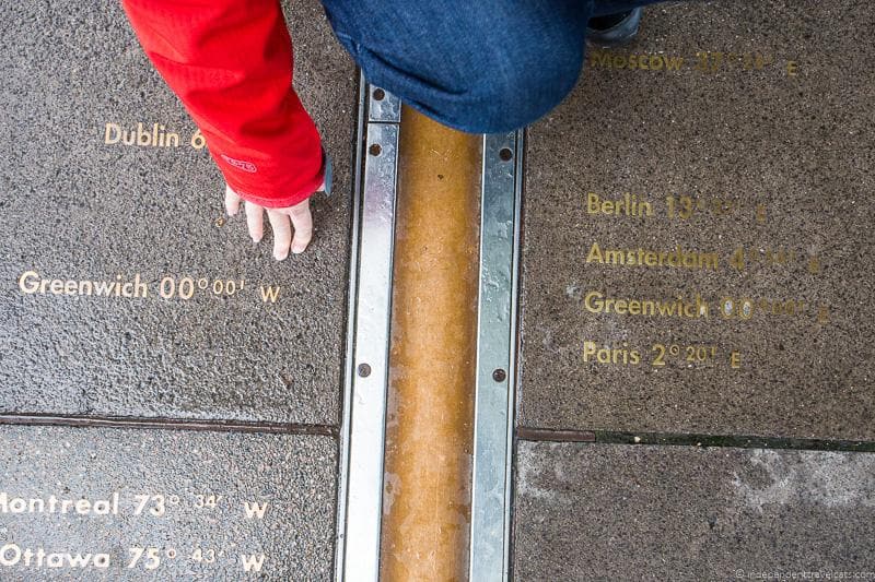 Prime Meridian line Visiting the UNESCO World Heritage Sites in London
