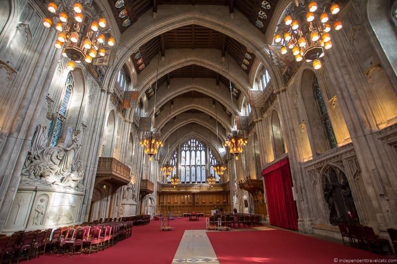Guildhall Winston Churchill in London sites attractions England UK