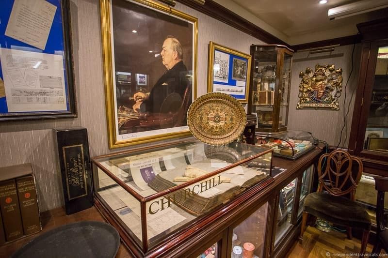 James J Fox Museum Winston Churchill in London sites attractions England UK