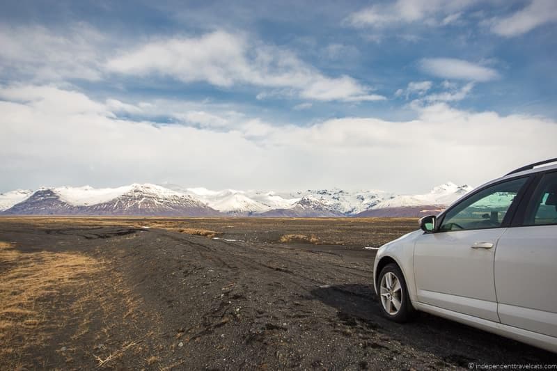 driving in Iceland in winter advice during winter months