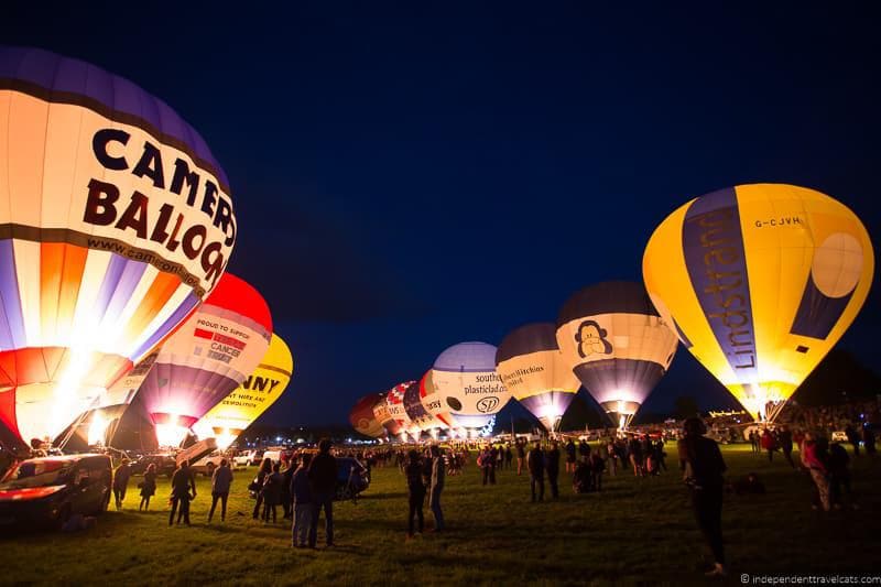 nightglow Bristol Balloon Fiesta England UK