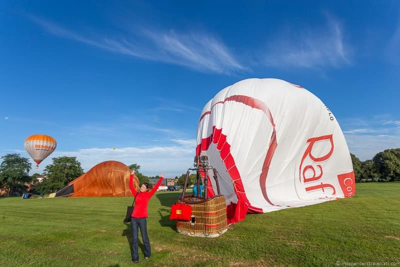 balloon ride Bristol Balloon Fiesta England UK