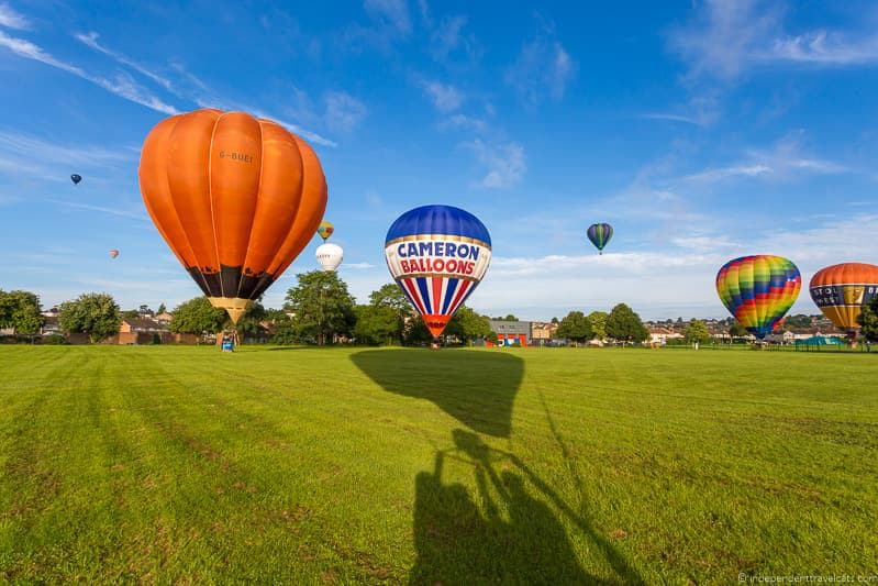 hot air balloons Bristol Balloon Fiesta England UK