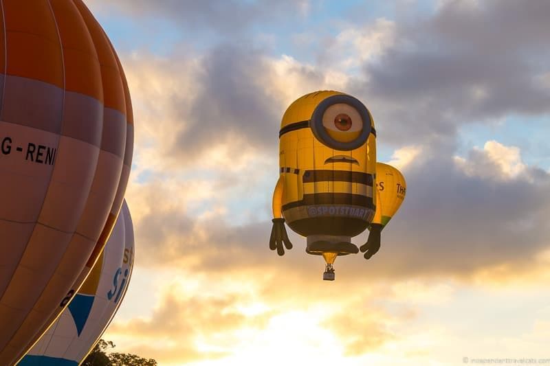 special shape balloons Bristol International Balloon Fiesta England UK