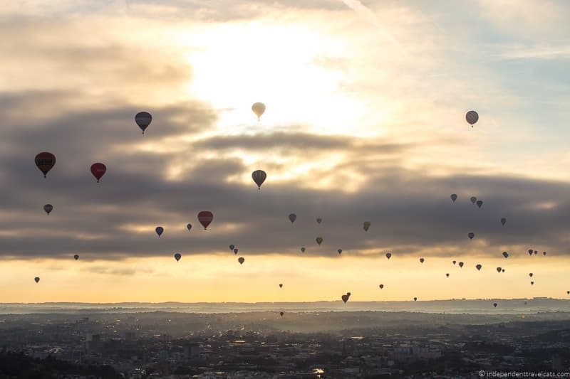 rides Bristol International Balloon Fiesta England UK