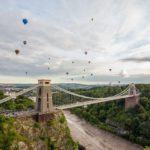 Clifton Suspension Bridge Bristol Balloon Fiesta England UK