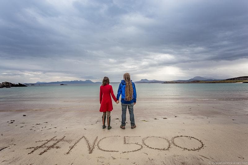 Amateur couple on a beach