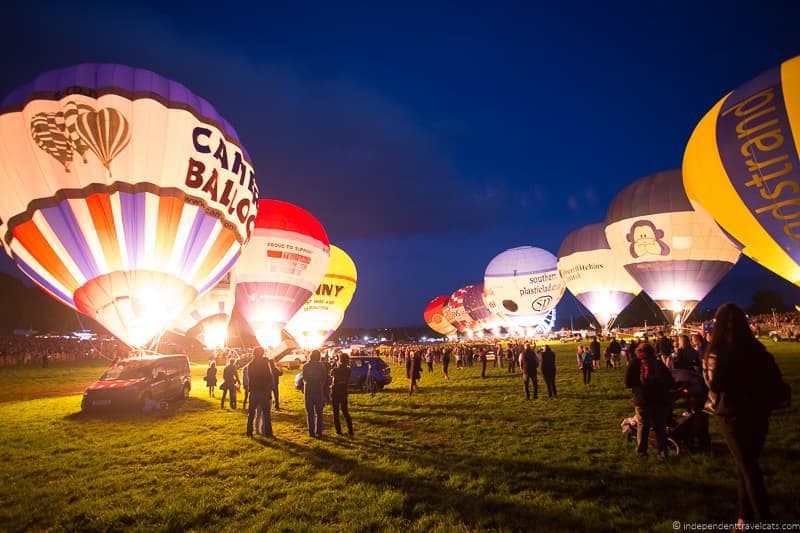 nightglow Bristol Balloon Fiesta England UK