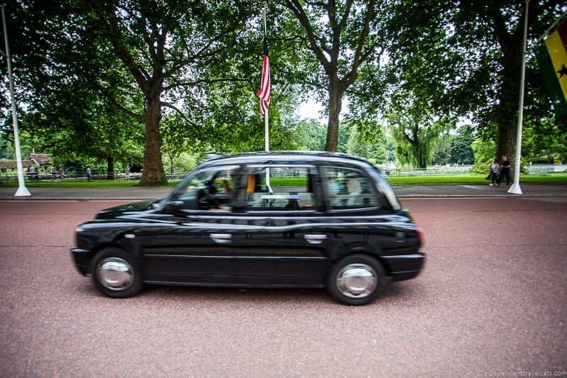 London black cab how to get from London to Edinburgh Scotland