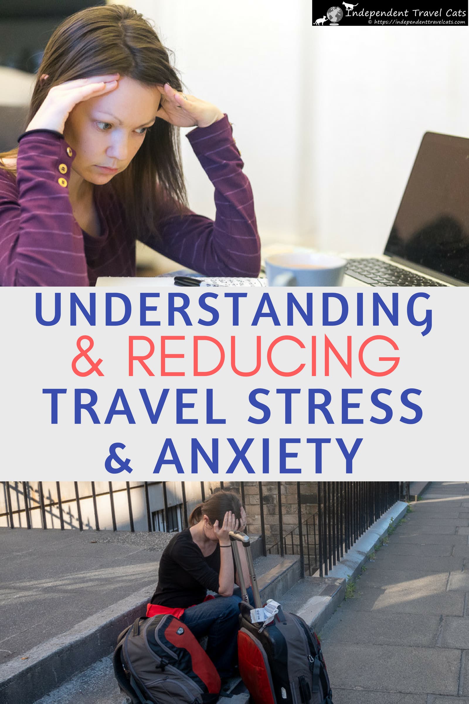 Travel stress is a feeling of mental strain and pressure related to traveling. We discuss a number of common reasons that you might be finding travel to be stressful, which might include feeling overwhelmed with travel planning, air travel, safety concerns, difficulty handling unexpected events, and financial issues. Then we provide a number of helpful tips to help you prevent or reduce travel stress and travel anxiety. #travelstress #travelanxiety #traveltips #travelplanning