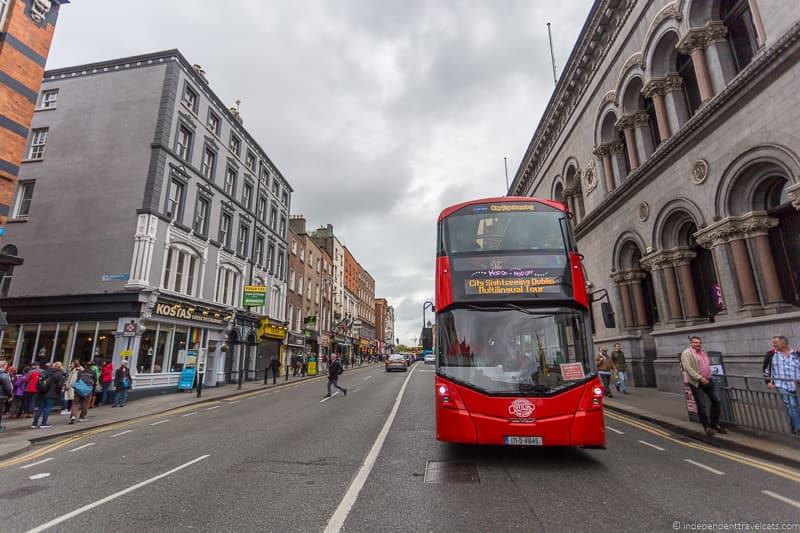 Dublin city sightseeing bus 3 days in Dublin itinerary Ireland