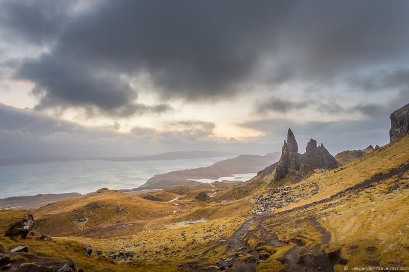 Old Man of Storr how to avoid crowds on the Isle of Skye