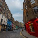 Victoria Street Harry Potter in Edinburgh Scotland