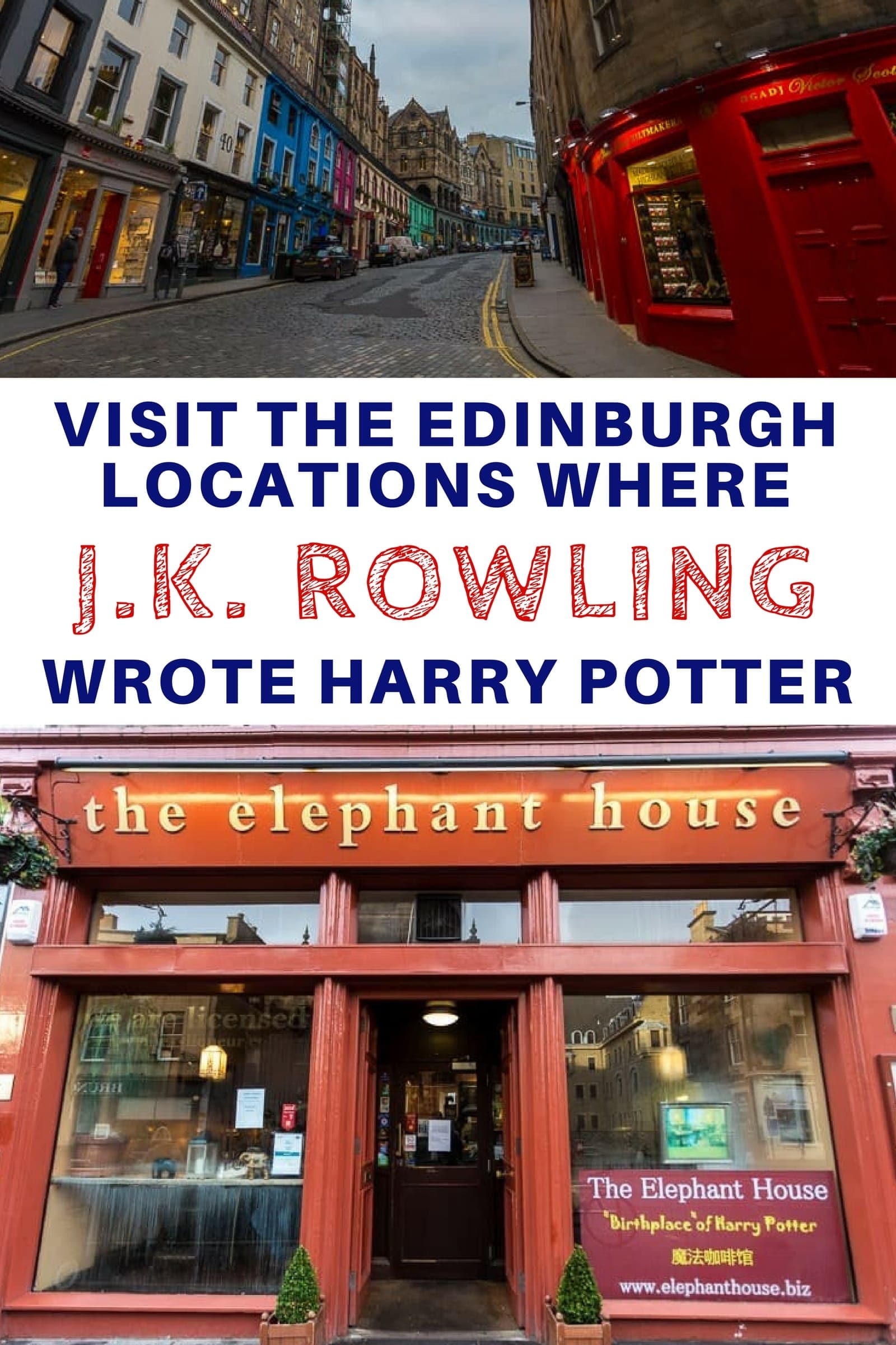 Places Where JK Rowling Wrote Harry Potter in Edinburgh Scotland