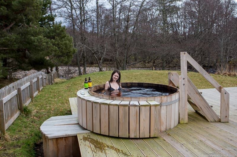 hot tub things to do in the Cairngorms National Park in winter