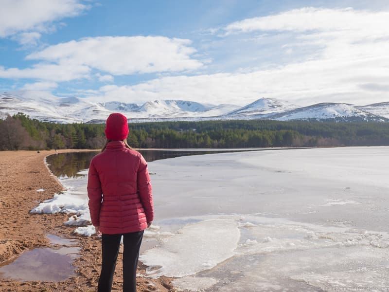 Loch Morlich things to do in the Cairngorms National Park in winter