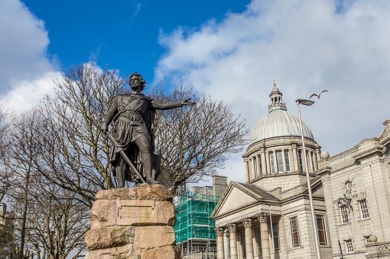 William Wallace statue things to do in Aberdeen Scotland travel guide