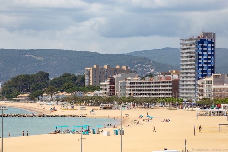 Platja Gran beach things to do in Palamós Spain Catalonia Costa Brava 