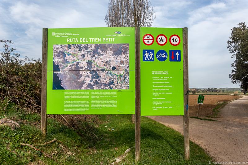 Ruta del Tren Petit green route hike things to do in Palamós Spain Catalonia Costa Brava