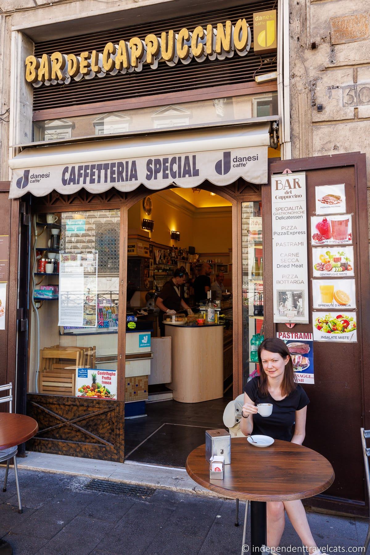 Bar Del Cappuccino Rome Italy best coffee in Rome