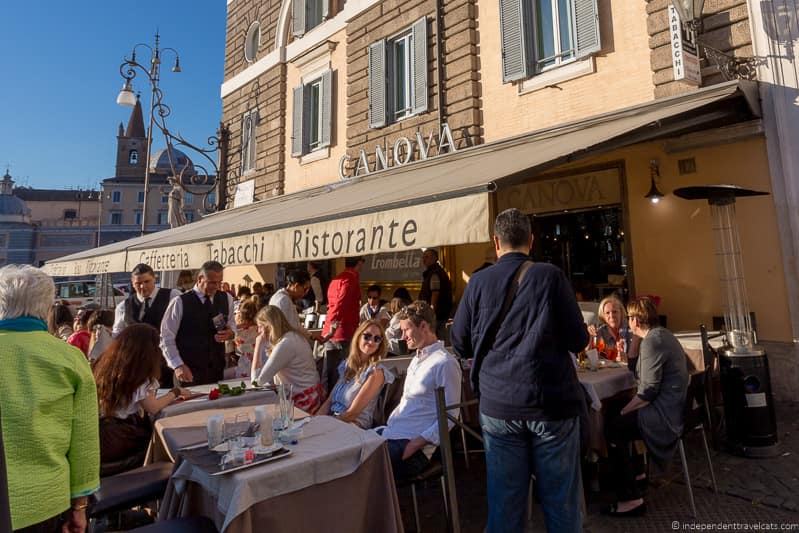 Canova best coffee in Rome cafés Italy Italian coffee