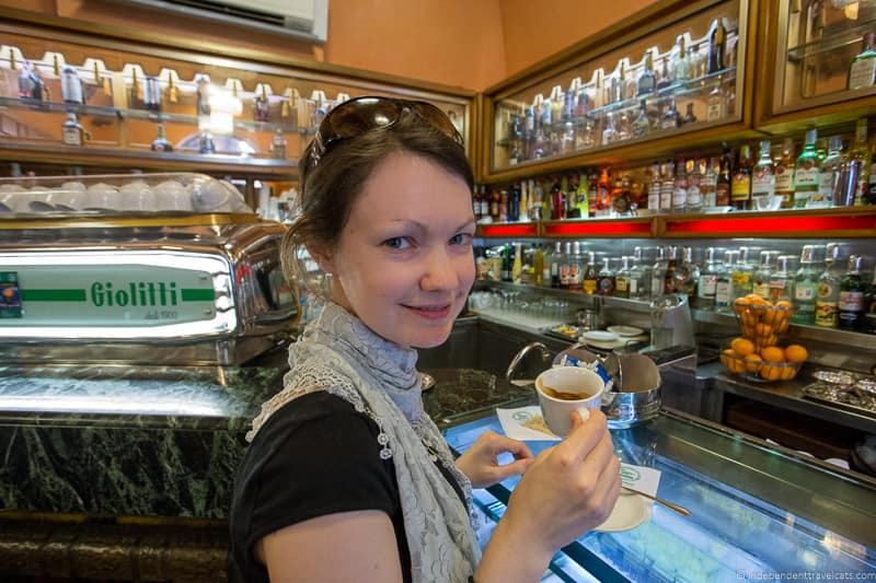 Giolitti best coffee in Rome cafés Italy Italian coffee
