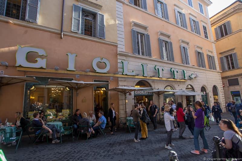 Giolitti best coffee in Rome cafés Italy Italian coffee