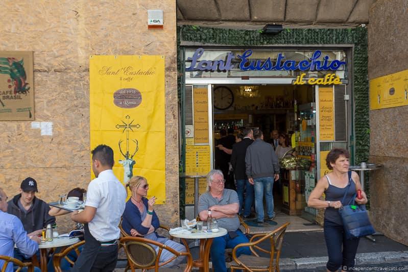 Sant Eustachio Il Caffe best coffee in Rome cafés Italy Italian coffee