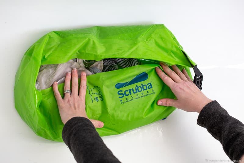 Scrubba wash bag - Tiny washing machine for apartments & travel