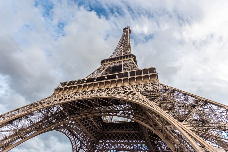 Top Observation Deck at Eiffel Tower, Paris, France