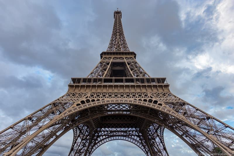 Inside Eiffel Tower in Paris