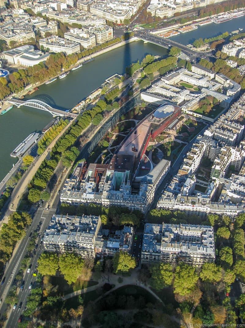 Top Observation Deck at Eiffel Tower, Paris, France