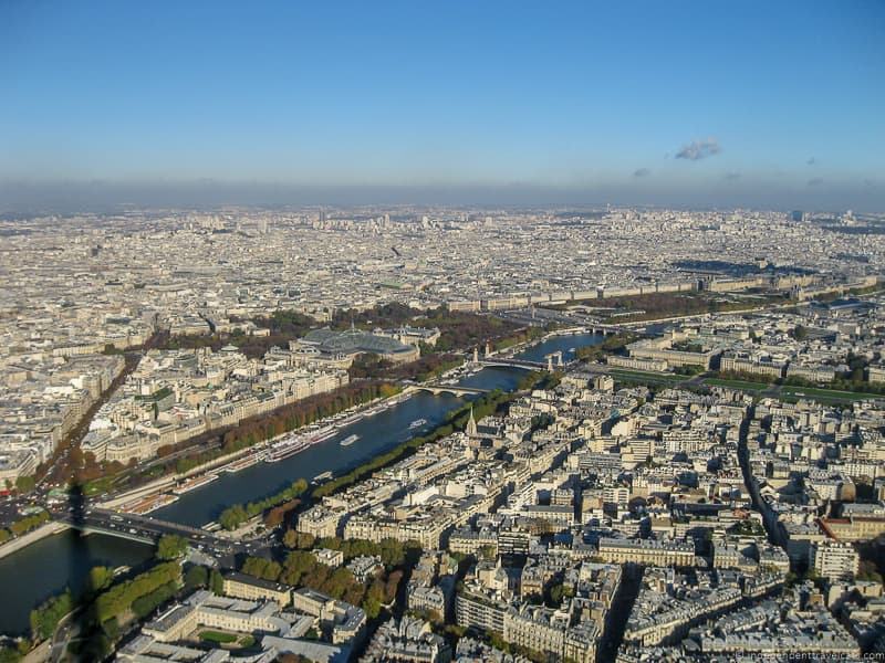 Views from Eiffel Tower