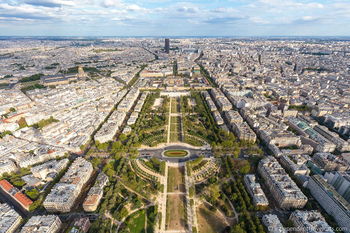 Views from Eiffel Tower