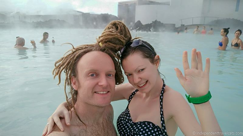 couple at Blue Lagoon electronic wristband bracelet comprehensive guide to visiting the Blue Lagoon in Iceland Blue Lagoon Iceland tips and advice
