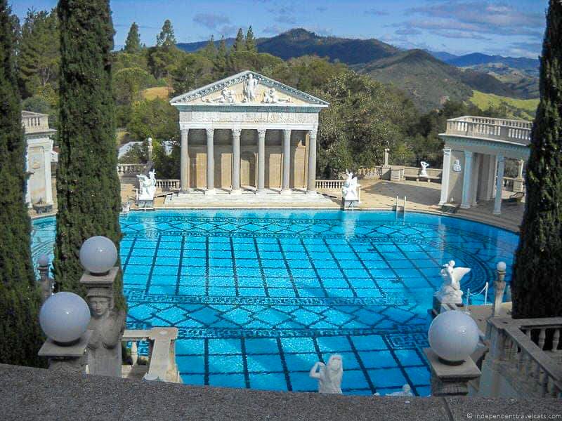 Neptune Pool Hearst Castle San Simeon California Central Coast American Castle William Randolph Hearst home La Cuesta Encantada