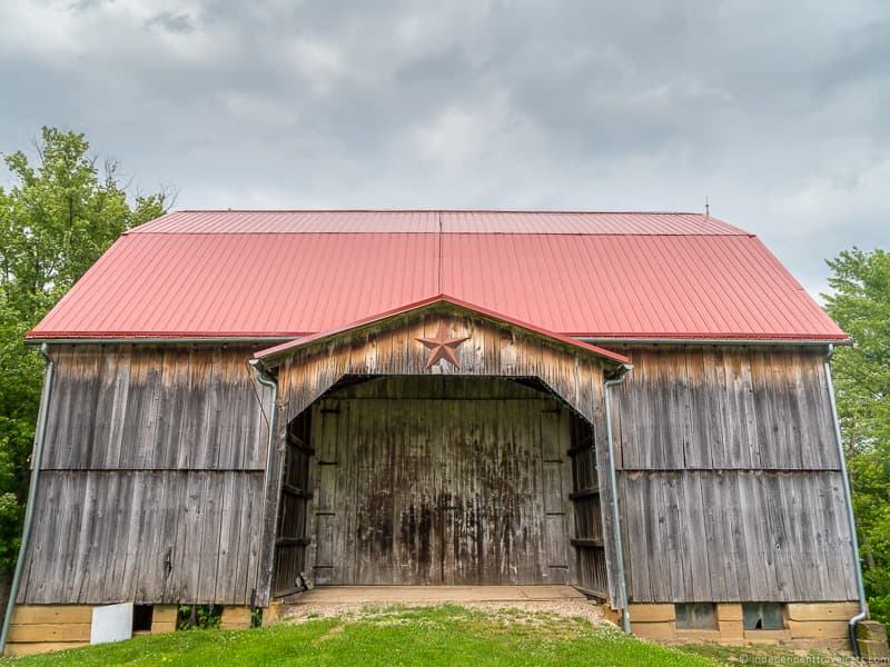 Ball-Caldwell House barn Caldwell things to do in Caldwell Ohio Noble County Ohio