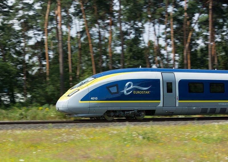 Eurostar train how to get from London to Paris