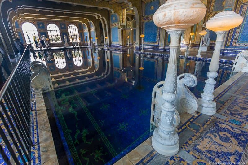 Roman Pool Hearst Castle San Simeon California Central Coast American Castle William Randolph Hearst home La Cuesta Encantada