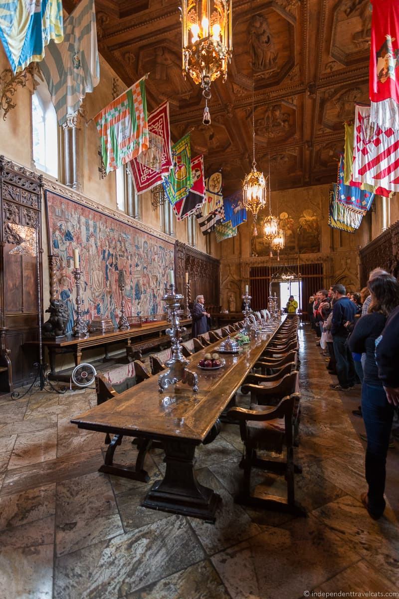 The Refectory Dining Room Hearst Castle San Simeon California Central Coast American Castle William Randolph Hearst home La Cuesta Encantada