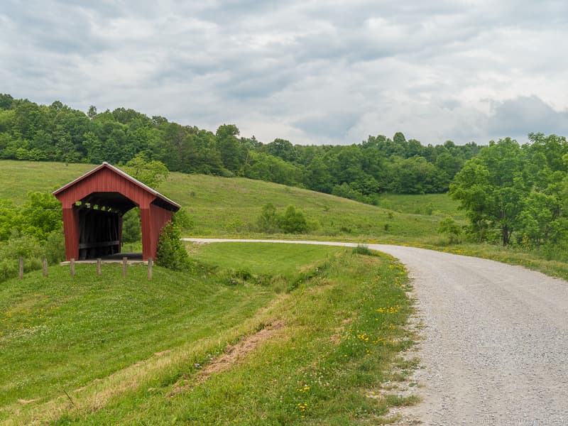 Parrish Covered Bridge Sharon Caldwell Ohio Noble County Ohio